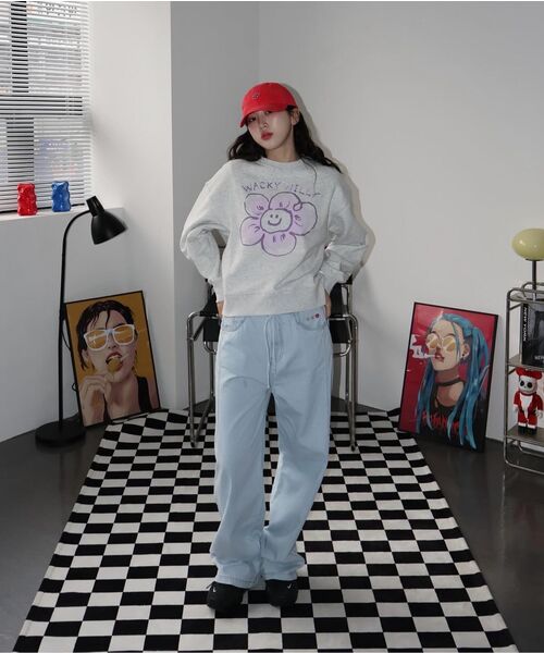 Wacky WiLLy（ワッキーウィリー）の「ビッグリリー スウェット ネイビー（スウェット・レディース・その他・SMALL/MEDIUM/LARGE/X-LARGE）」の3枚目の写真