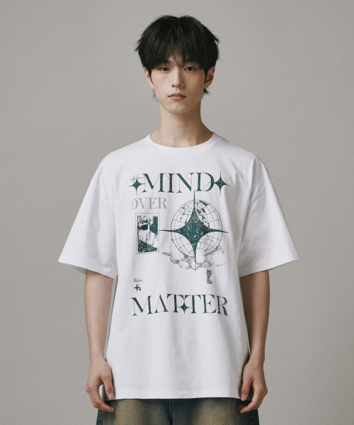 Verdnt（バーダント）の「マインド半袖Tシャツ[ホワイト]（Tシャツ/カットソー・レディース・ホワイト・SMALL/MEDIUM/LARGE/X-SMALL）」の2枚目の写真
