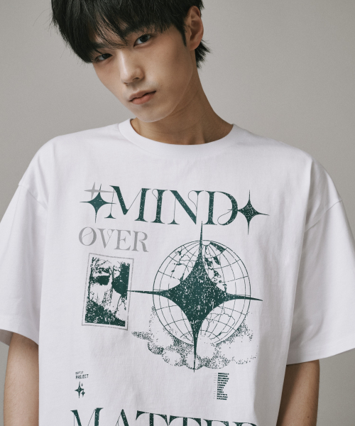 Verdnt（バーダント）の「マインド半袖Tシャツ[ホワイト]（Tシャツ/カットソー・レディース・ホワイト・SMALL/MEDIUM/LARGE/X-SMALL）」の3枚目の写真