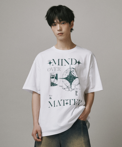 Verdnt（バーダント）の「マインド半袖Tシャツ[ホワイト]（Tシャツ/カットソー・レディース・ホワイト・SMALL/MEDIUM/LARGE/X-SMALL）」の4枚目の写真