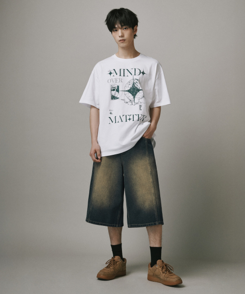 Verdnt（バーダント）の「マインド半袖Tシャツ[ホワイト]（Tシャツ/カットソー・レディース・ホワイト・SMALL/MEDIUM/LARGE/X-SMALL）」の5枚目の写真