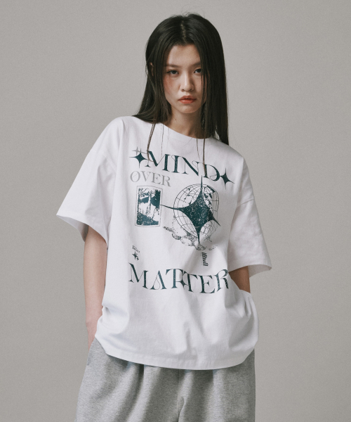 Verdnt（バーダント）の「マインド半袖Tシャツ[ホワイト]（Tシャツ/カットソー・レディース・ホワイト・SMALL/MEDIUM/LARGE/X-SMALL）」の6枚目の写真