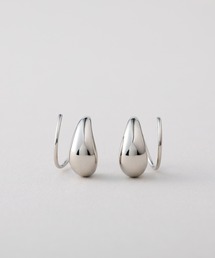 ◆金属アレルギー対応◆◆made in japan◆ドロップ カールピアス
