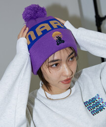 PUBLUX（パブリュクス）の「マリマリマリー×PUBLUX END CREDITししゅうビーニー 25FW【限定展開】（ニットキャップ/ビーニー）」