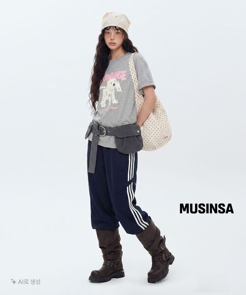 BLACKPURPLE（ブラックパープル）の「ラスクストラップスラウチドブーツ Rusk Strap Slouched Boots_ブリックブラウン（ブーツ・レディース・その他・24cm/25cm/23cm）」の15枚目の写真