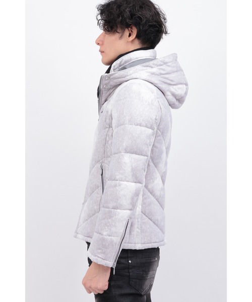 TORNADO MART（トルネードマート）の「T/Cｽｴｰﾄﾞﾀﾞｳﾝﾌﾞﾙｿﾞﾝ（ダウンジャケット/コート・メンズ・オフホワイト/クリーム/ブルー・M/L/LL/XXL）」の8枚目の写真