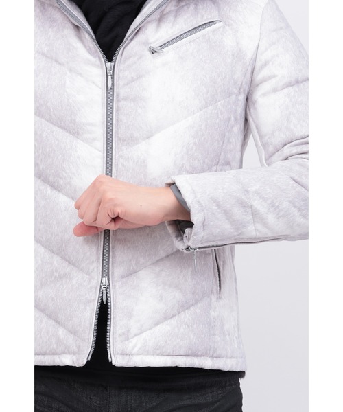 TORNADO MART（トルネードマート）の「T/Cｽｴｰﾄﾞﾀﾞｳﾝﾌﾞﾙｿﾞﾝ（ダウンジャケット/コート・メンズ・オフホワイト/クリーム/ブルー・M/L/LL/XXL）」の12枚目の写真