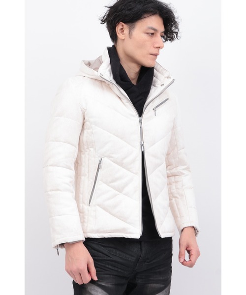 TORNADO MART（トルネードマート）の「T/Cｽｴｰﾄﾞﾀﾞｳﾝﾌﾞﾙｿﾞﾝ（ダウンジャケット/コート・メンズ・オフホワイト/クリーム/ブルー・M/L/LL/XXL）」の16枚目の写真