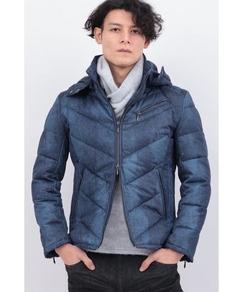 TORNADO MART（トルネードマート）の「T/Cｽｴｰﾄﾞﾀﾞｳﾝﾌﾞﾙｿﾞﾝ（ダウンジャケット/コート・メンズ・オフホワイト/クリーム/ブルー・M/L/LL/XXL）」の18枚目の写真