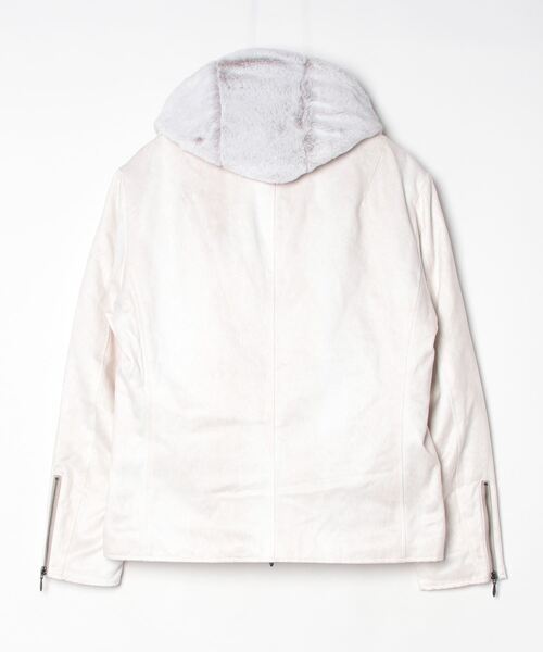TORNADO MART（トルネードマート）の「T/Cﾏｲｸﾛﾎﾞｱｺﾝﾋﾞﾌﾞﾙｿﾞﾝ（ブルゾン・メンズ・ブラック/クリーム・M/L/LL/XXL）」の3枚目の写真