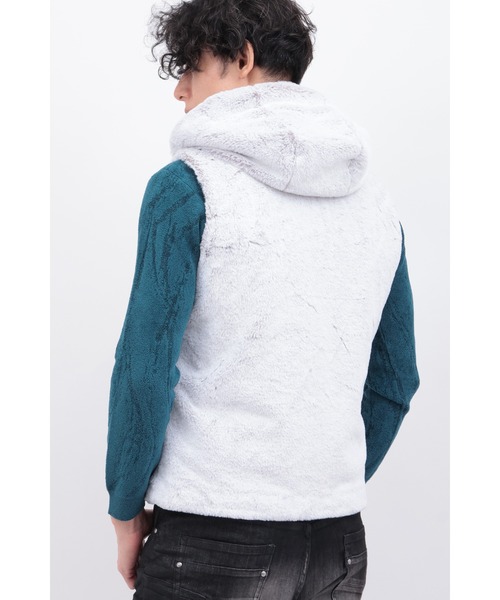 TORNADO MART（トルネードマート）の「T/Cﾏｲｸﾛﾎﾞｱｺﾝﾋﾞﾌﾞﾙｿﾞﾝ（ブルゾン・メンズ・ブラック/クリーム・M/L/LL/XXL）」の16枚目の写真