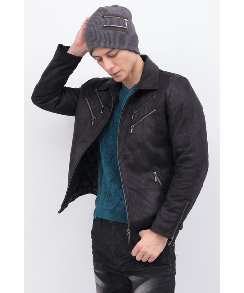 TORNADO MART（トルネードマート）の「T/Cﾏｲｸﾛﾎﾞｱｺﾝﾋﾞﾌﾞﾙｿﾞﾝ（ブルゾン・メンズ・ブラック/クリーム・M/L/LL/XXL）」の21枚目の写真