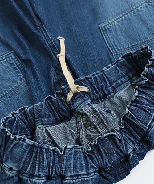 Brocante（ブロカント）の「[Brocante / ブロカント] ムラ糸10ozデニム デフォルメエペパンツ（デニムパンツ・レディース・インディゴブルー・2）」の13枚目の写真