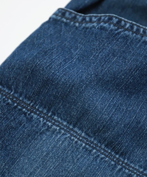 Brocante（ブロカント）の「[Brocante / ブロカント] ムラ糸10ozデニム デフォルメエペパンツ（デニムパンツ・レディース・インディゴブルー・2）」の6枚目の写真