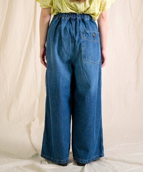 Brocante（ブロカント）の「[Brocante / ブロカント] ムラ糸10ozデニム デフォルメエペパンツ（デニムパンツ・レディース・インディゴブルー・2）」の8枚目の写真