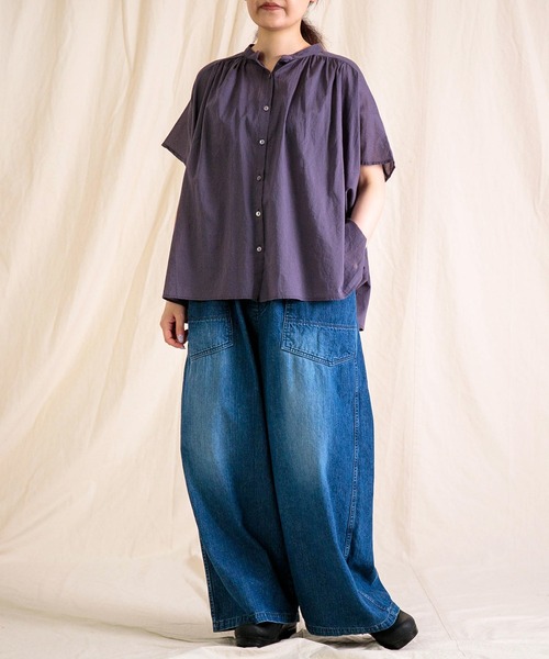 Brocante / ブロカント] ムラ糸10ozデニム デフォルメエペパンツ
