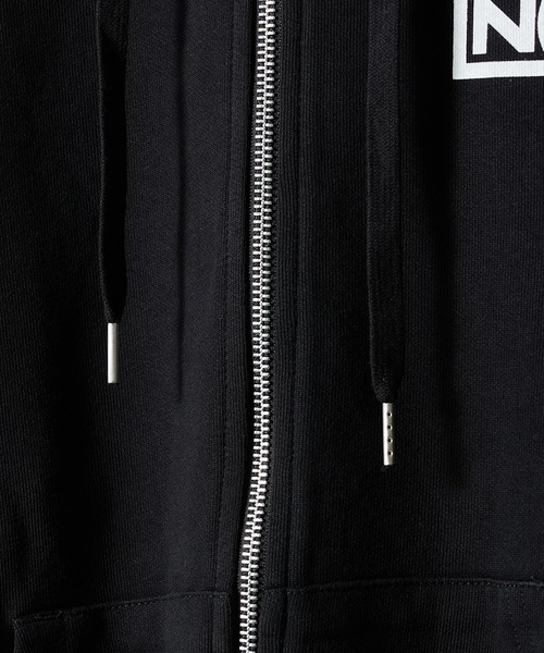 NUMBER (N)INE（ナンバーナイン）の「N(N) number nine PRINTED FULL ZIP SWEAT HOODIE / エヌエヌ ナンバーナイン ワンポイントロゴ & バックプリント スウェット ジップパーカー（パーカー・メンズ・トップグレー/ブラック・XL/M/L）」の9枚目の写真