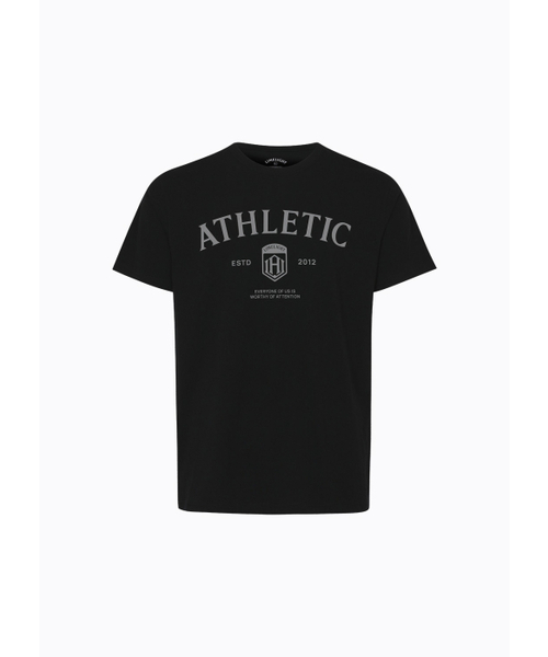 LIMELIGHT APPAREL(ライムライトアパレル)の「アスリットスタンダードフィットアスレチックロゴTシャツ(ブラック/グレー)(Tシャツ/カットソー・メンズ・その他・XX-LARGE/SMALL/MEDIUM/LARGE/X-LARGE)」の2枚目の写真