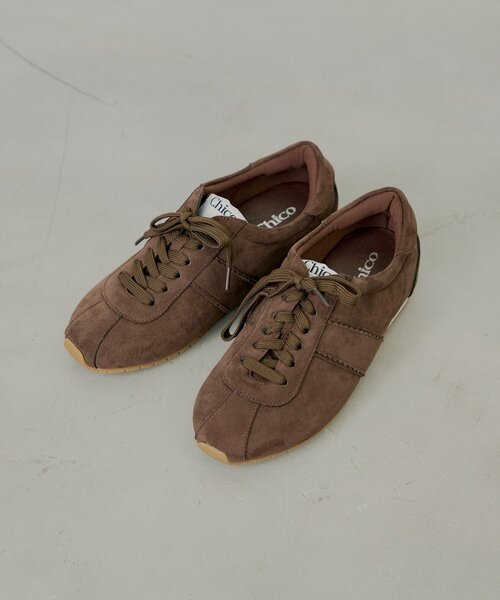 Chico(チコ)の「インソールスエードスニーカー(スニーカー・レディース・ブラウン/ベージュ・LARGE/SMALL/MEDIUM)」の7枚目の写真