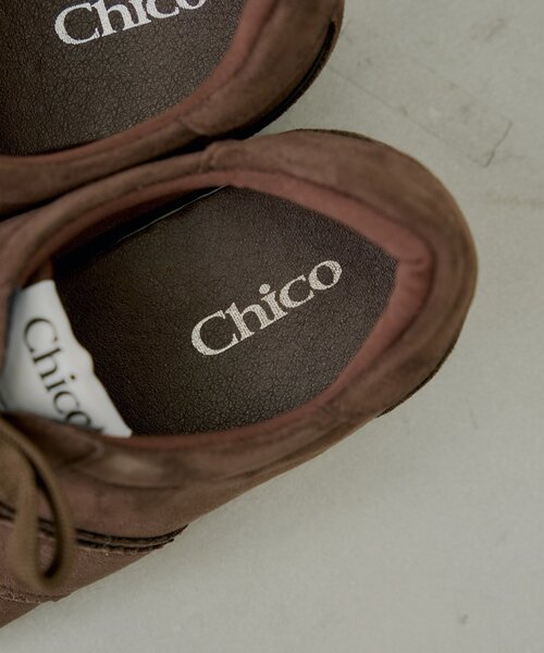 Chico(チコ)の「インソールスエードスニーカー(スニーカー・レディース・ブラウン/ベージュ・LARGE/SMALL/MEDIUM)」の12枚目の写真