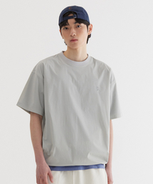 テックナイロンベーシックTシャツライトグレー