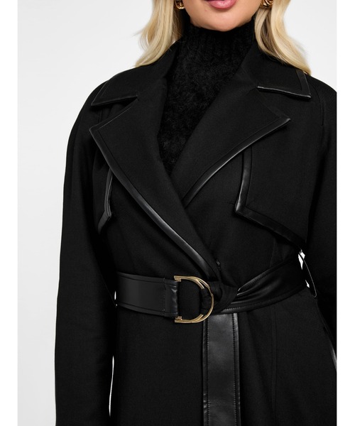 NATALIE Long Trench ロングコート | GUESS(ゲス) JAPAN 公式