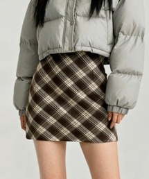 VIVID LADY（ビビッドレディー）の「チェック柄 台形ミニスカート（スカート）」