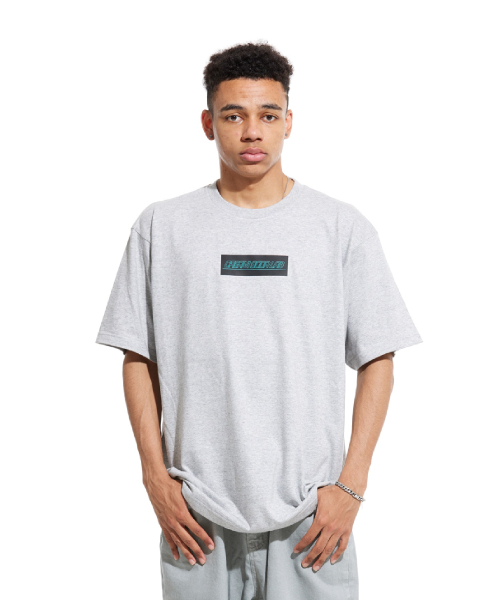 CREAM SODA LAB(クリームソーダラボ)の「LAB C.R. スモールブラックボックス半袖Tシャツグレー(Tシャツ/カットソー・メンズ・その他・LARGE/MEDIUM/X-LARGE/XX-LARGE)」の1枚目の写真