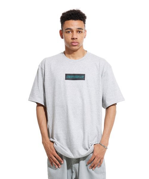 CREAM SODA LAB(クリームソーダラボ)の「LAB C.R. スモールブラックボックス半袖Tシャツグレー(Tシャツ/カットソー・メンズ・その他・LARGE/MEDIUM/X-LARGE/XX-LARGE)」の6枚目の写真