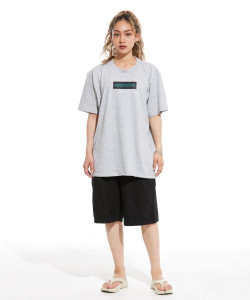 CREAM SODA LAB(クリームソーダラボ)の「LAB C.R. スモールブラックボックス半袖Tシャツグレー(Tシャツ/カットソー・メンズ・その他・LARGE/MEDIUM/X-LARGE/XX-LARGE)」の7枚目の写真