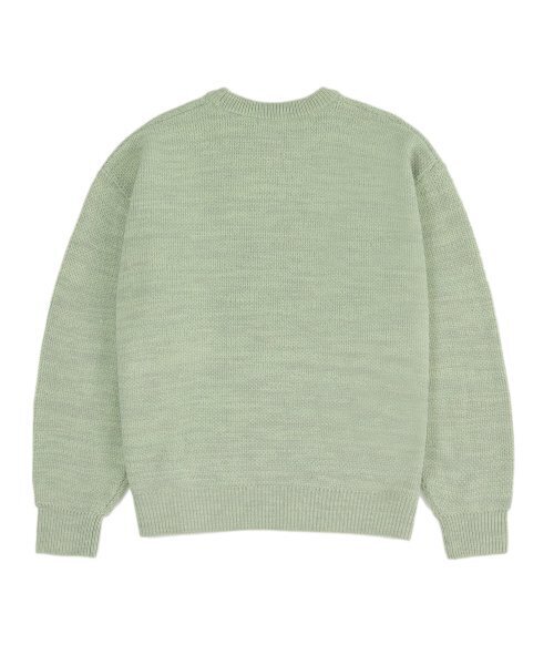DRAW FIT（ドローフィット）の「オーバーサイズミックスドプルオーバーニット[SAGE GREEN]（ニット/セーター・メンズ・その他・LARGE/MEDIUM/X-LARGE）」の4枚目の写真