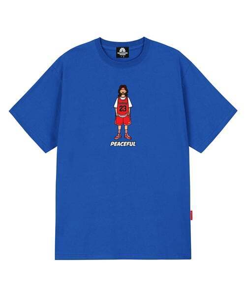 TRIPSHION(トリップション)の「JESUS MICHAEL Tシャツ - ブルー(Tシャツ/カットソー・メンズ・その他・LARGE/MEDIUM/X-LARGE)」の1枚目の写真