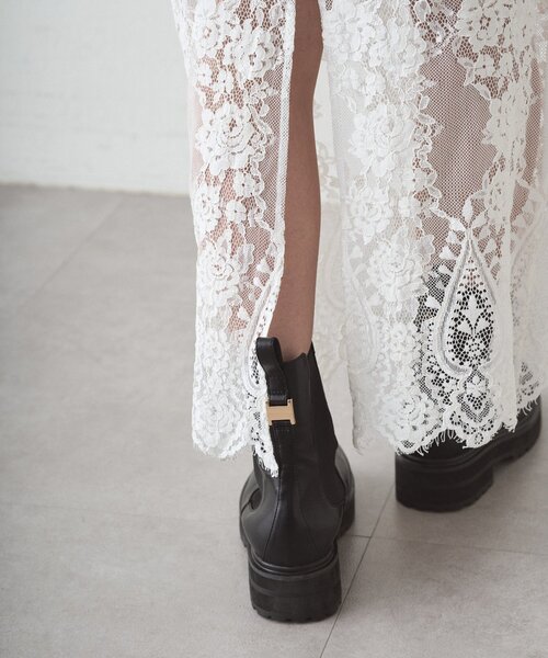 LOUNGEDRESS（ラウンジドレス）の「レーススカート（スカート・レディース・オフホワイト/ブラック・FREE）」の21枚目の写真