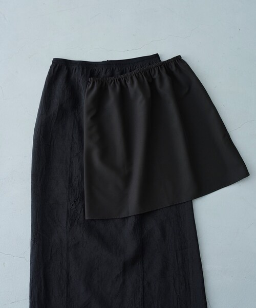 CODE A（コードエー）の「pencil sheer skirt（スカート・レディース・アイボリー/ブラック・34/38/36）」の15枚目の写真