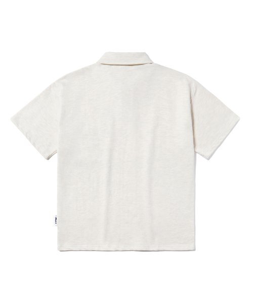 SLIT STUDIO(エスリットスタジオ)の「ボタンカラーPKスウェットシャツオートミール(ポロシャツ・メンズ・その他・SMALL/MEDIUM/LARGE/X-LARGE)」の6枚目の写真