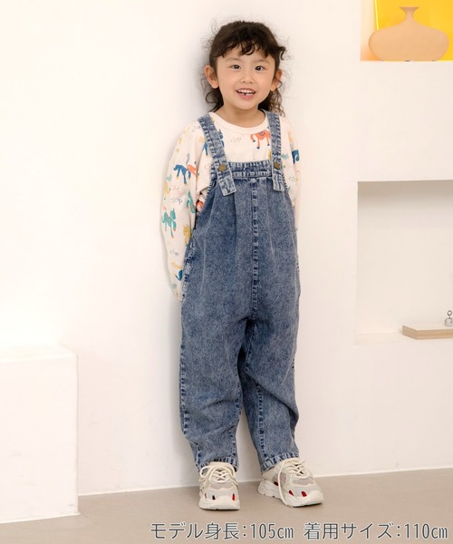 MAKE YOUR DAY(メイクユアデイ)の「カラフルポニー総柄長袖Tシャツ■80~140cm(Tシャツ/カットソー・キッズ・アイボリー/サックスブルー・80/90/100/110/120/130/140)」の10枚目の写真