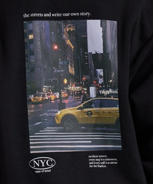 PAIRMANON STREET（ペアマノンストリート）の「裏起毛 フォトプリント スウェット トレーナー【PAIRMANON STREET】（スウェット・キッズ・ライトパープル/グレー/ブラック系その他/ブラック/グレー系その他・100/110/120/130/140/150/160/90）」の10枚目の写真