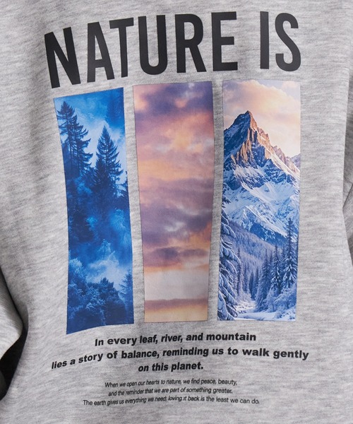 PAIRMANON STREET（ペアマノンストリート）の「裏起毛 フォトプリント スウェット トレーナー【PAIRMANON STREET】（スウェット・キッズ・ライトパープル/グレー/ブラック系その他/ブラック/グレー系その他・100/110/120/130/140/150/160/90）」の13枚目の写真