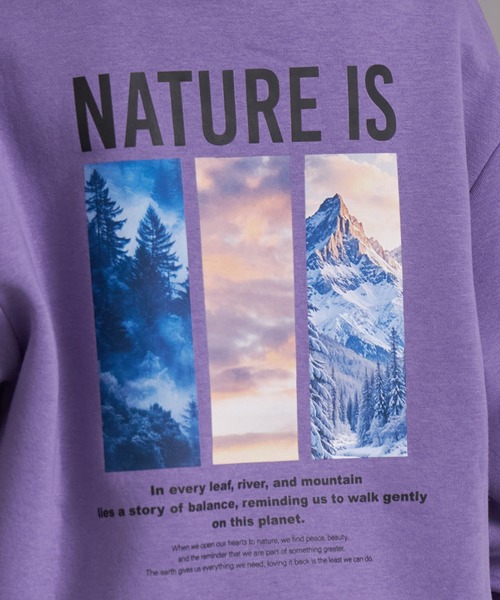 PAIRMANON STREET（ペアマノンストリート）の「裏起毛 フォトプリント スウェット トレーナー【PAIRMANON STREET】（スウェット・キッズ・ライトパープル/グレー/ブラック系その他/ブラック/グレー系その他・100/110/120/130/140/150/160/90）」の14枚目の写真