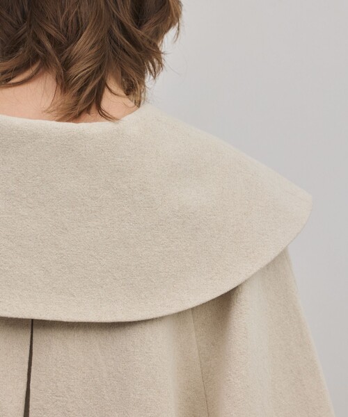 GRACE CONTINENTAL（グレースコンチネンタル）の「リネンオックスケープジャケット（その他アウター・レディース・ブラック/ベージュ・36）」の13枚目の写真