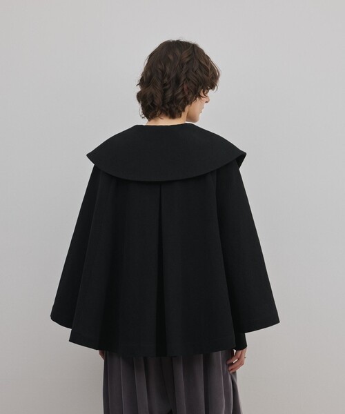 GRACE CONTINENTAL（グレースコンチネンタル）の「リネンオックスケープジャケット（その他アウター・レディース・ブラック/ベージュ・36）」の20枚目の写真