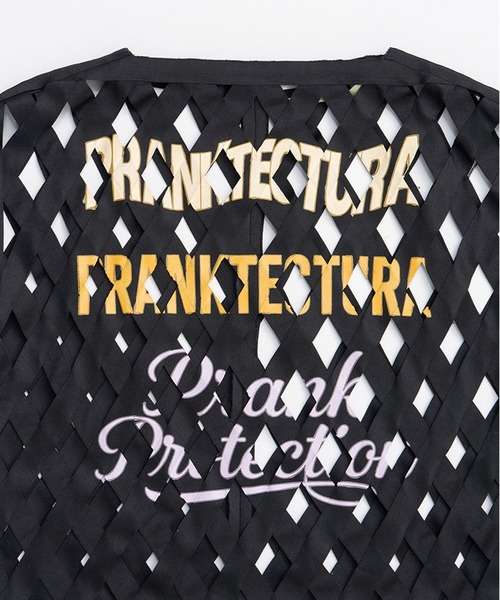 2026Spring Pre-Order】ロゴプリントリボンTシャツ / Woven Grid