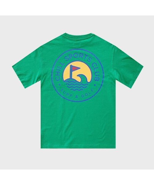CHILL SPORTS CLUB(チルスポーツクラブ)の「フレグウェーブポケットケリーグリーン(Tシャツ/カットソー・メンズ・その他・SMALL/MEDIUM/LARGE)」の2枚目の写真