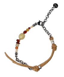 RUNDS（ランディエス）の「360 Karen Silver Brown Mix Bracelet（ブレスレット・レディース）」