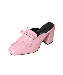 e.g) gabrielle bloafer-pink 7cm