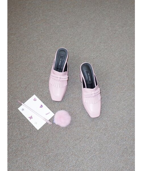 LEVASE（ルバズ）の「e.g) gabrielle bloafer-pink 7cm（パンプス・レディース・その他・38/39/35/36/37/36.5/37.5/35.5/38.5）」の4枚目の写真