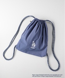 Right-on | 【MLB】ワッシャーナイロンナップサック (軽量/スポーティ/チームロゴ/シンプルデザイン)(ショルダーバッグ)