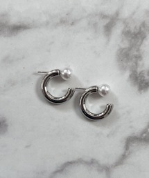 YU-KA:ムーンパールピアス moon Pearl pierce