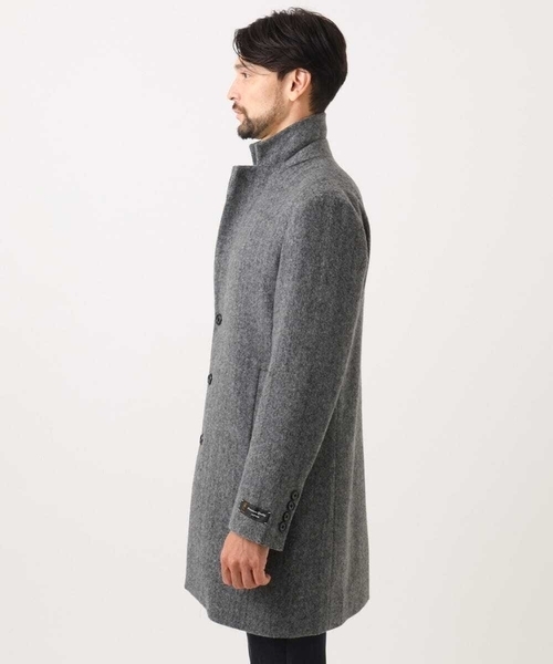 MICHEL KLEIN HOMME (ミッシェルクランオム)の「ウールヘリンボンチェスターコート(チェスターコート・メンズ・グレー/ブラック・MEDIUM/LARGE/X-LARGE)」の5枚目の写真