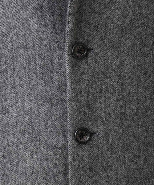 MICHEL KLEIN HOMME (ミッシェルクランオム)の「ウールヘリンボンチェスターコート(チェスターコート・メンズ・グレー/ブラック・MEDIUM/LARGE/X-LARGE)」の11枚目の写真